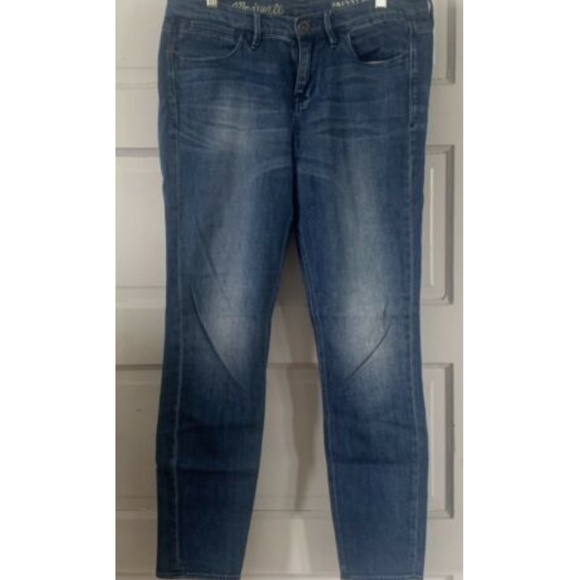 Madewell Skinny Skinny Ankle Jeans Womens 29 Stretch Denim EUC - Picture 2 of 2